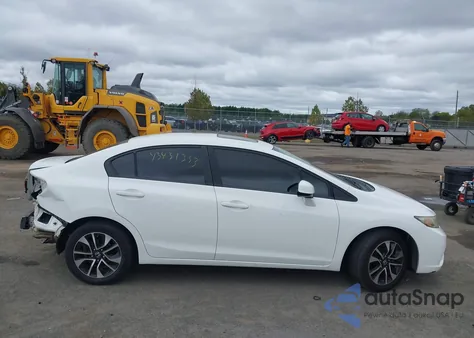 2013 Honda Civic Ex из США, поврежденный, VIN 19XFB2F84DE254899
